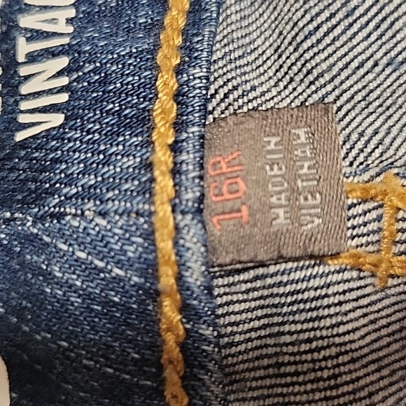 Torrid Perfect Super Flare Vintage Stretch Distressed Blue Flare Jeans - Picture 14 of 14